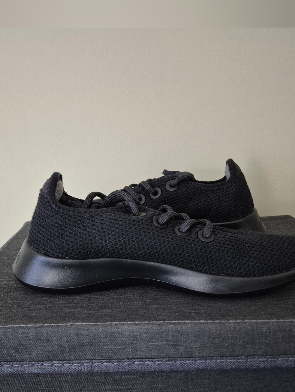 BNIB Allbirds Tree Runner, Jet Black, 6